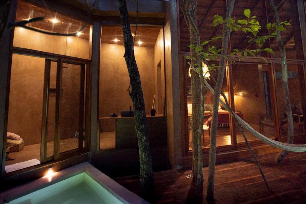 Ojo De Arbol, Boutique Cabin In The Real Jungle 图卢姆 外观 照片