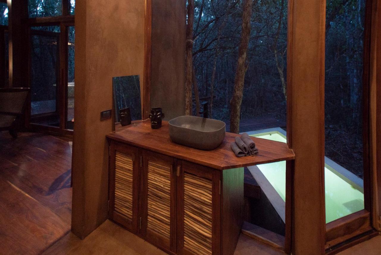 Ojo De Arbol, Boutique Cabin In The Real Jungle 图卢姆 外观 照片