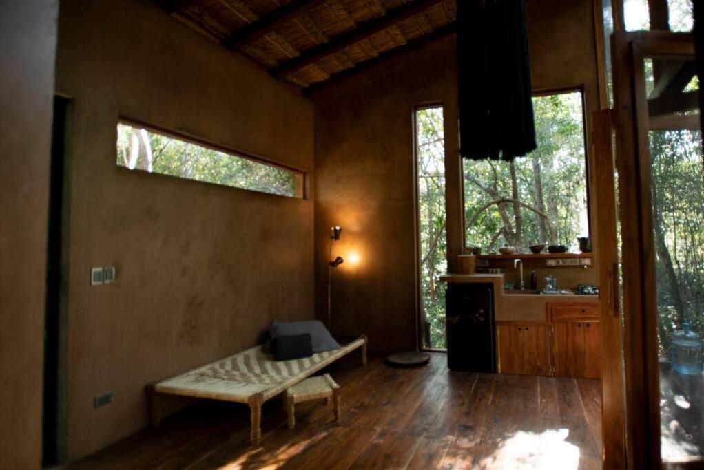 Ojo De Arbol, Boutique Cabin In The Real Jungle 图卢姆 外观 照片