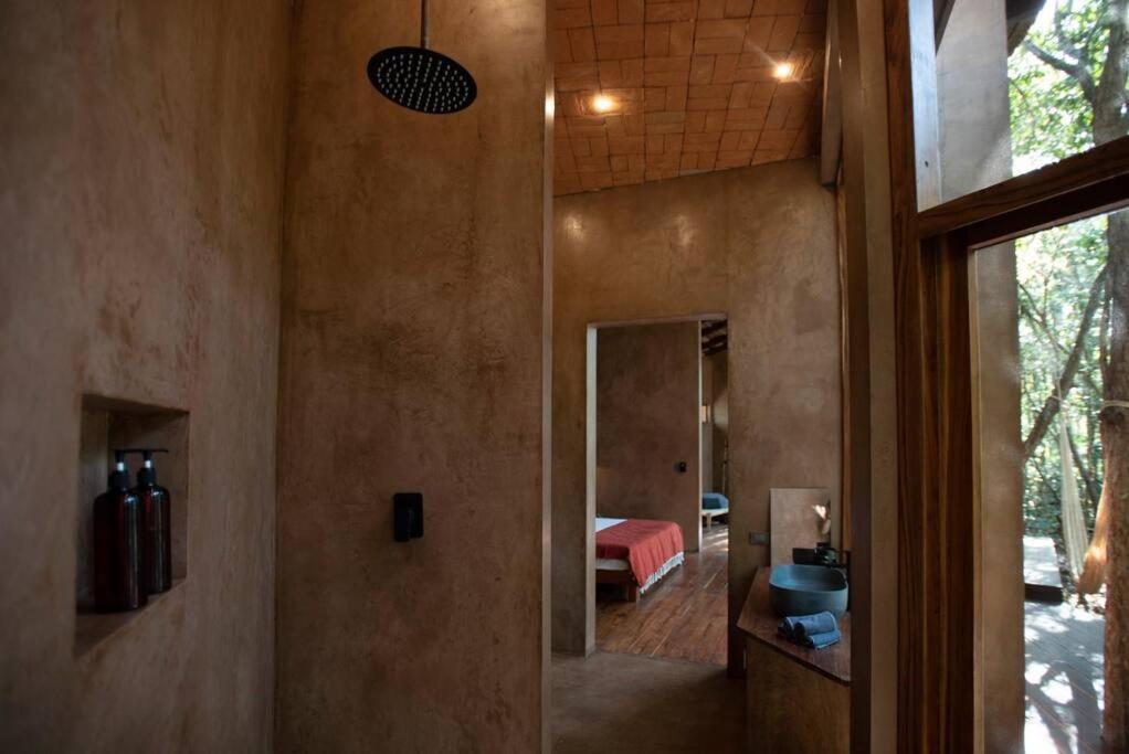 Ojo De Arbol, Boutique Cabin In The Real Jungle 图卢姆 外观 照片