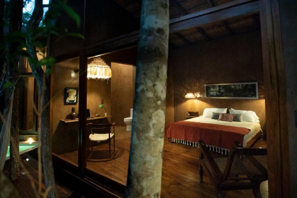 Ojo De Arbol, Boutique Cabin In The Real Jungle 图卢姆 外观 照片